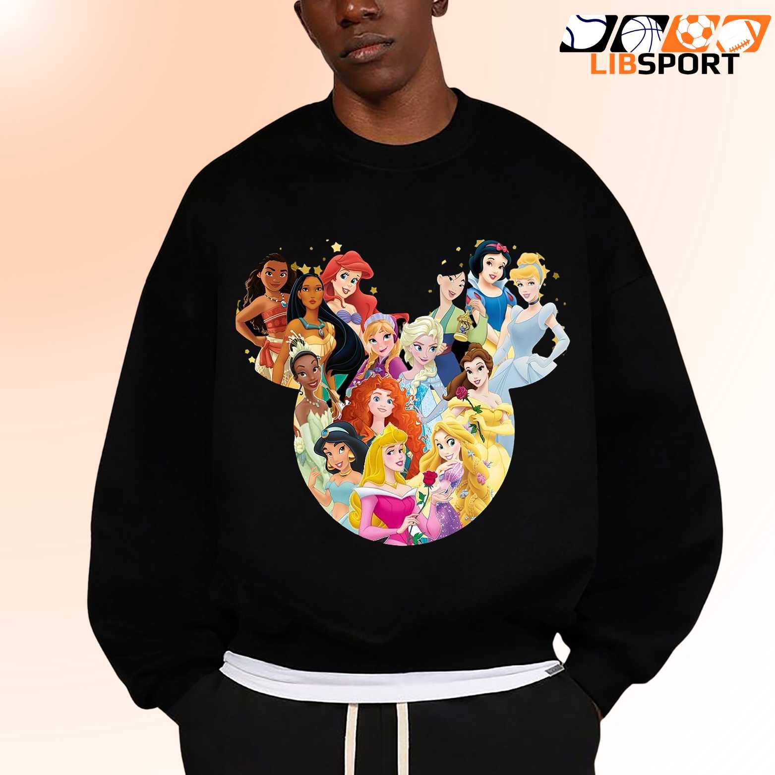 Merry Christmas Disney Princess T Shirt, Holiday Season Shirt, Festive Magic Unisex Tee